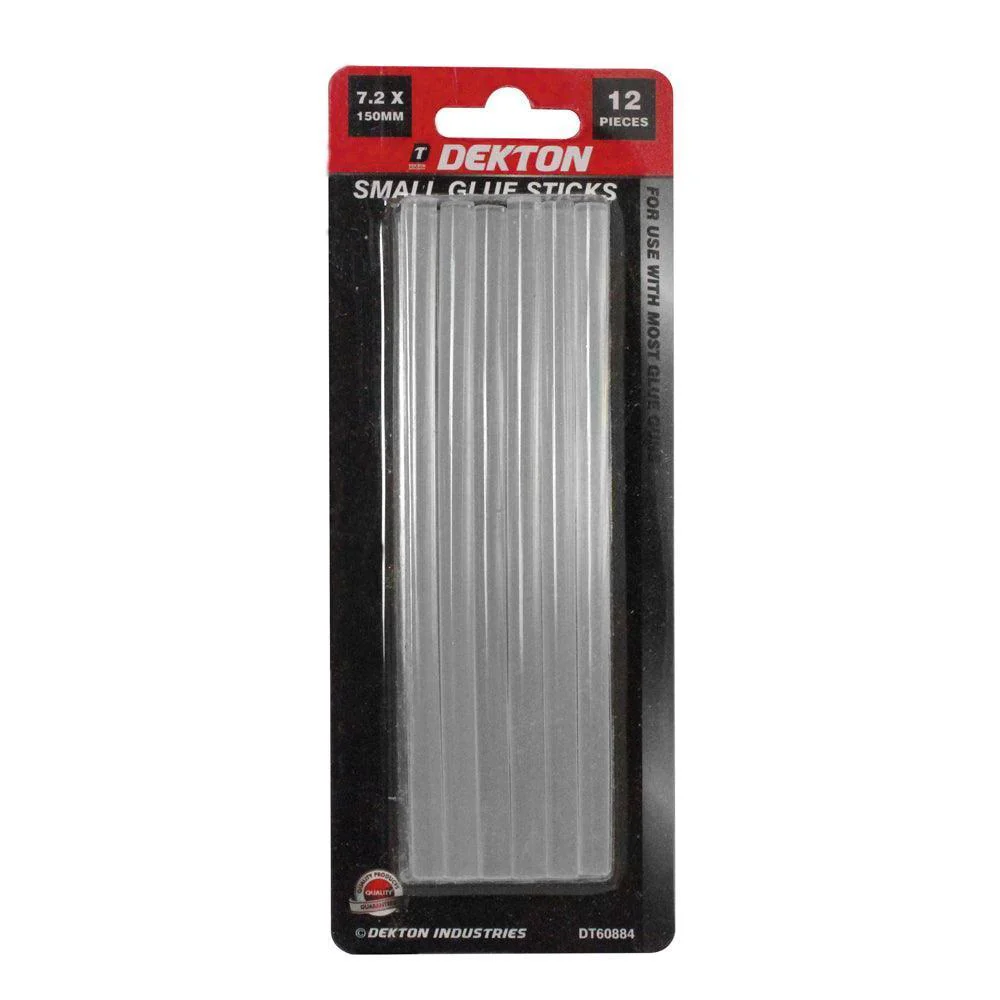 Dekton Small Glue Sticks | 12 Pack | 7.2 x 150mm