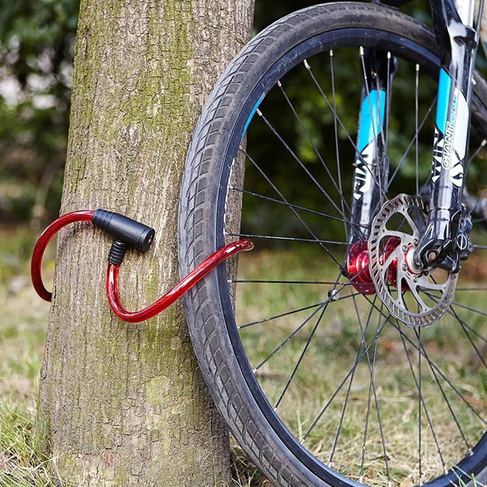 Dekton Ultra-Strong Bike Lock | 12mmx1M | Weather-Resistant, Scratch-Resistant, Self-Coiling Cable - Image 3