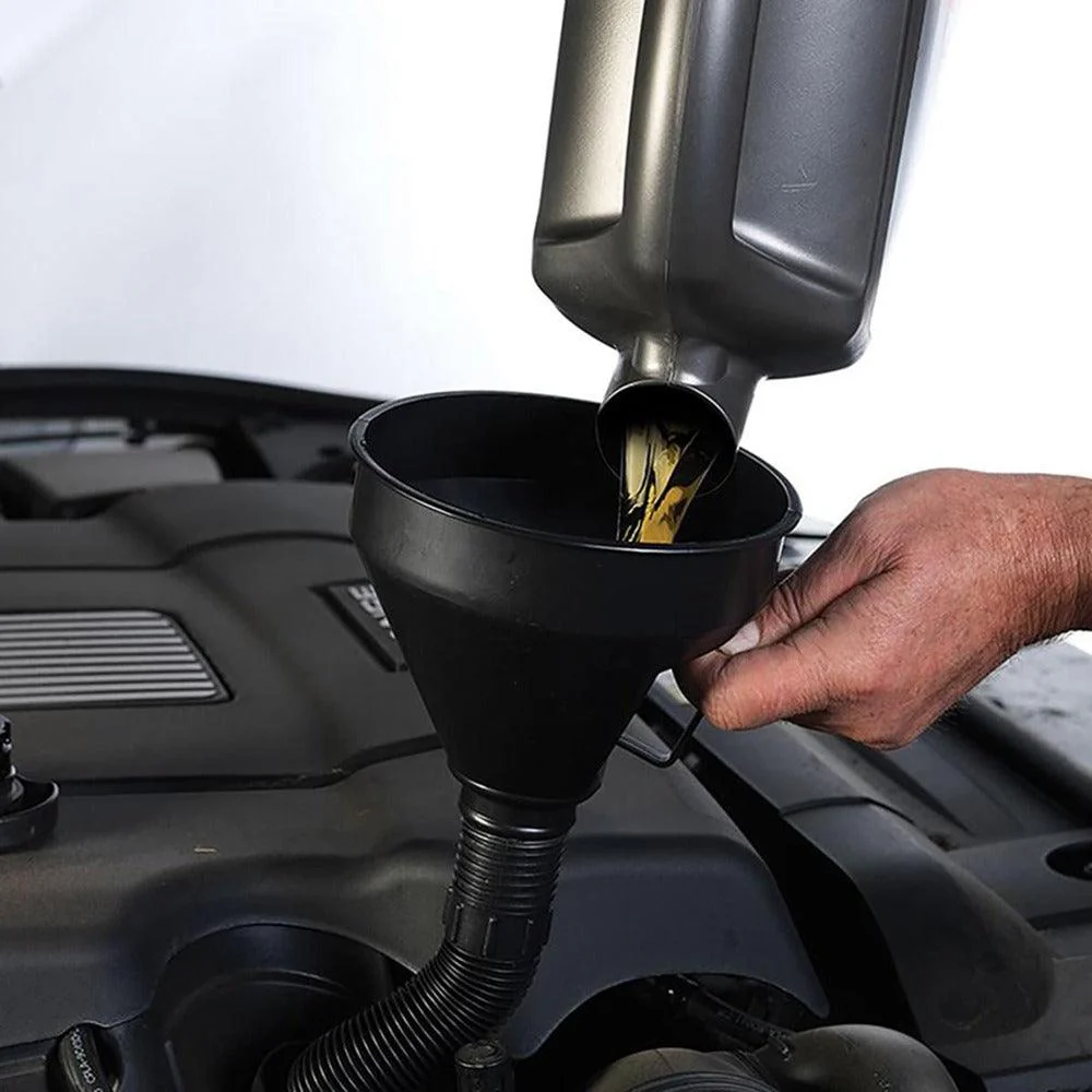 Dekton Versatile Flexi Funnel | Durable Plastic with Wide Spout and Flexible Hose - Image 4