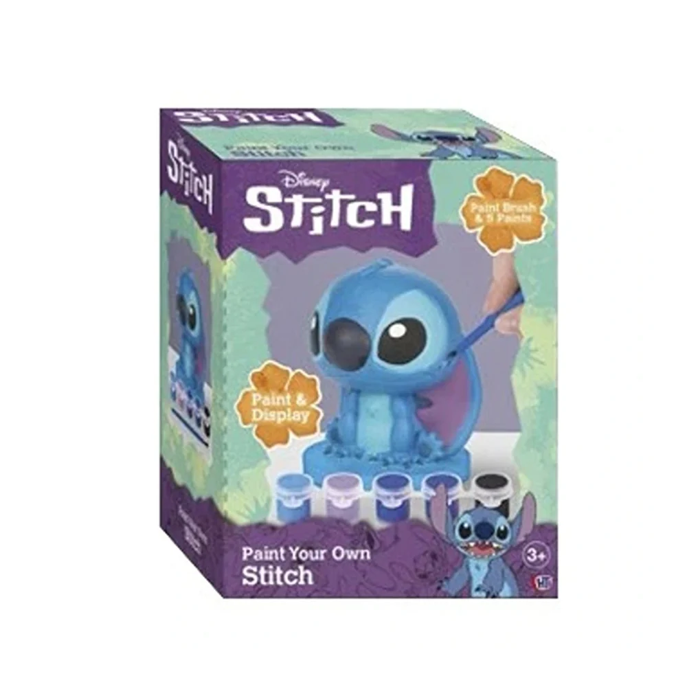 Disney Stitch Paint Your Own Character Craft Kit | 5 Paints, Ages 3+ - Image 4