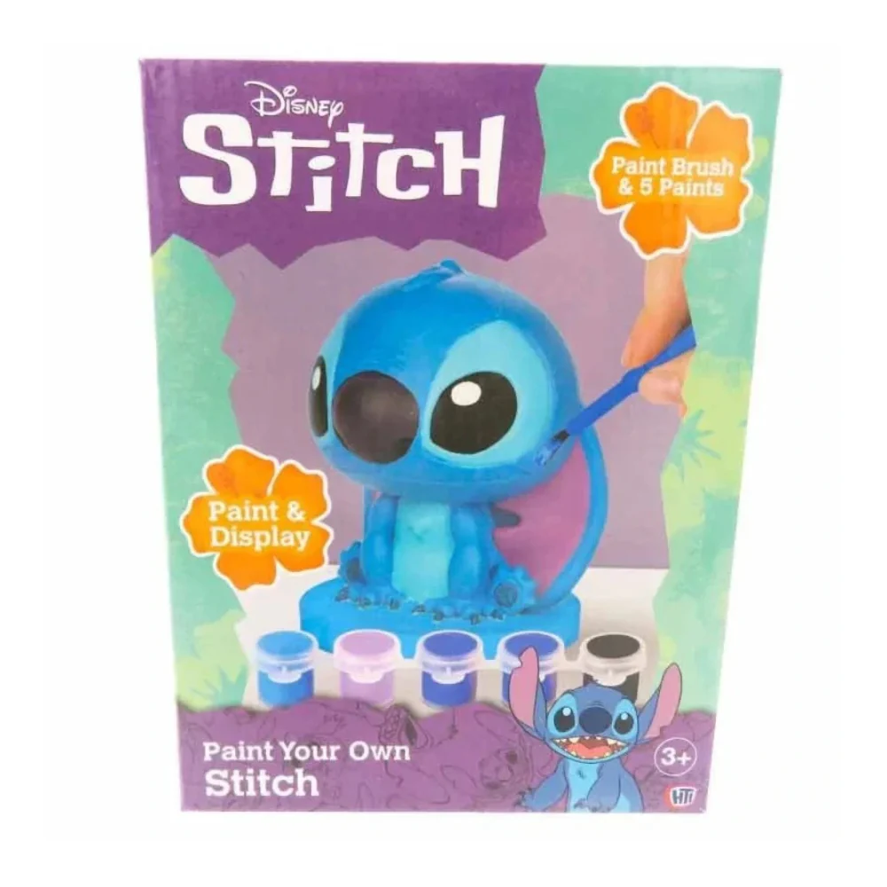 Disney Stitch Paint Your Own Character Craft Kit | 5 Paints, Ages 3+ - Image 5