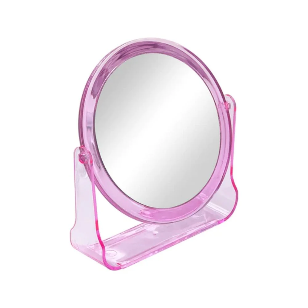 Double Sided Cosmetic Round Mirror | 2 x Magnification - Image 3
