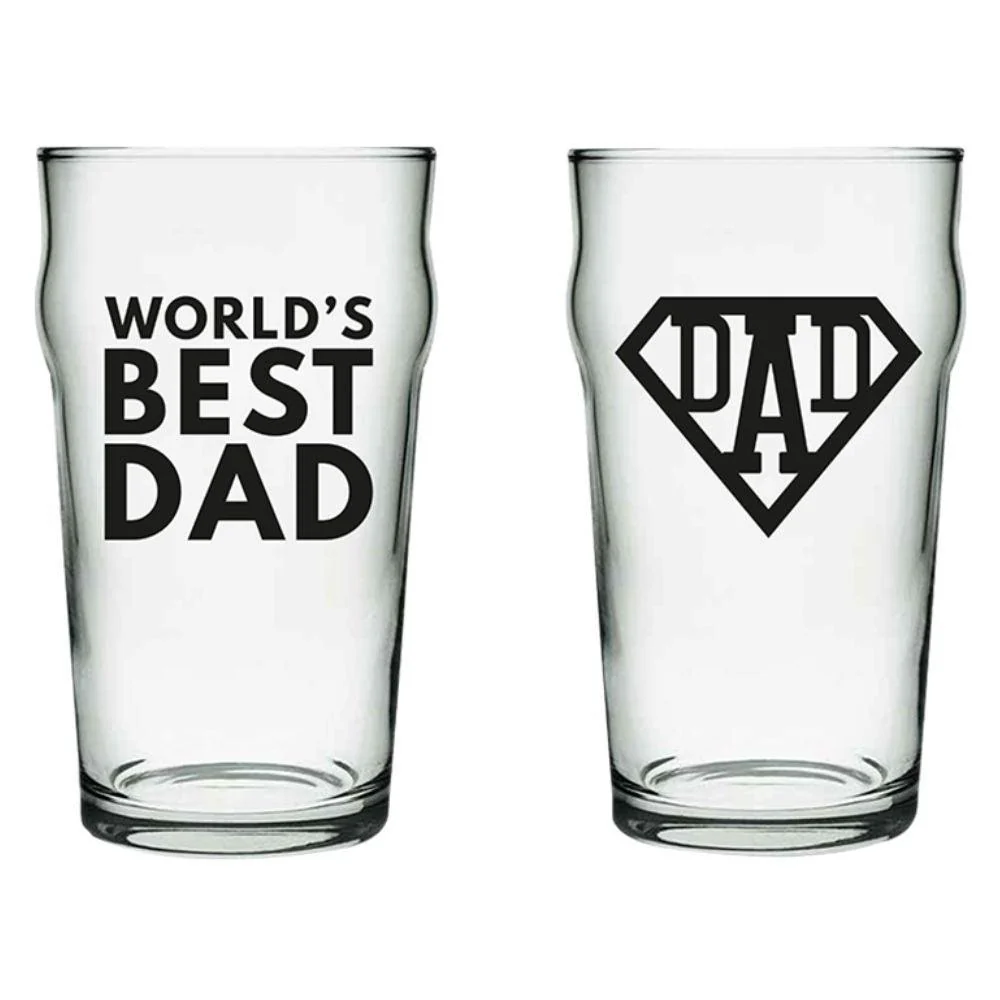 Gem Father's Day Pint Glass in Gift Box