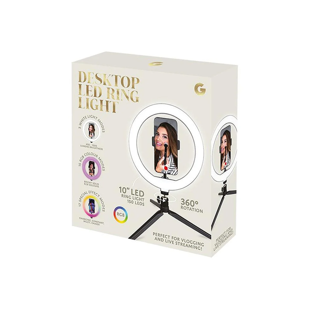 Gifts & Gadgets Desktop LED Ring Light - Image 2