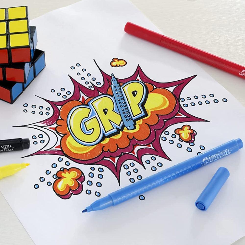Faber Grip Fibre-Tip Markers Pack of 20 - Image 4
