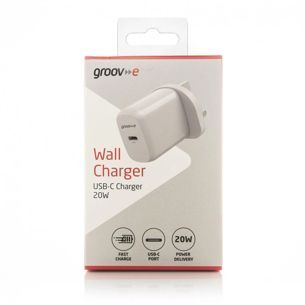Groov-e USB-C Wall Charger | 20W Fast Charging - Image 3