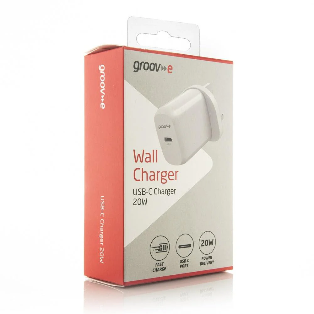 Groov-e USB-C Wall Charger | 20W Fast Charging - Image 4