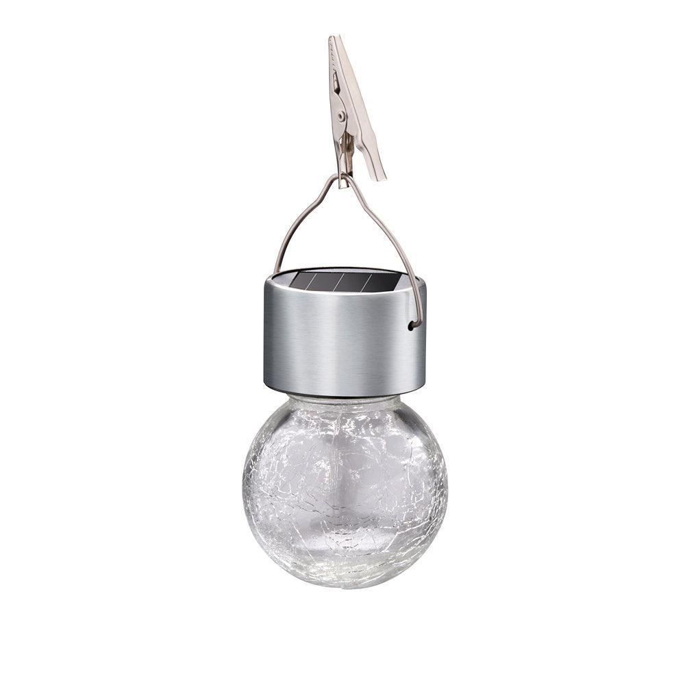 Grundig Colour Changing Solar LED Hanging Glass Bulb Light | 2 Functions - Image 5