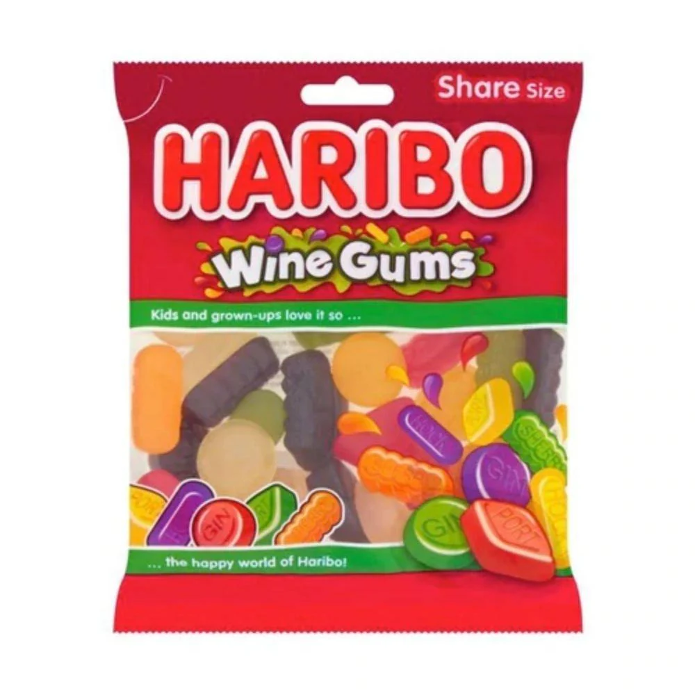 Haribo Wine Gums Bag | 140g