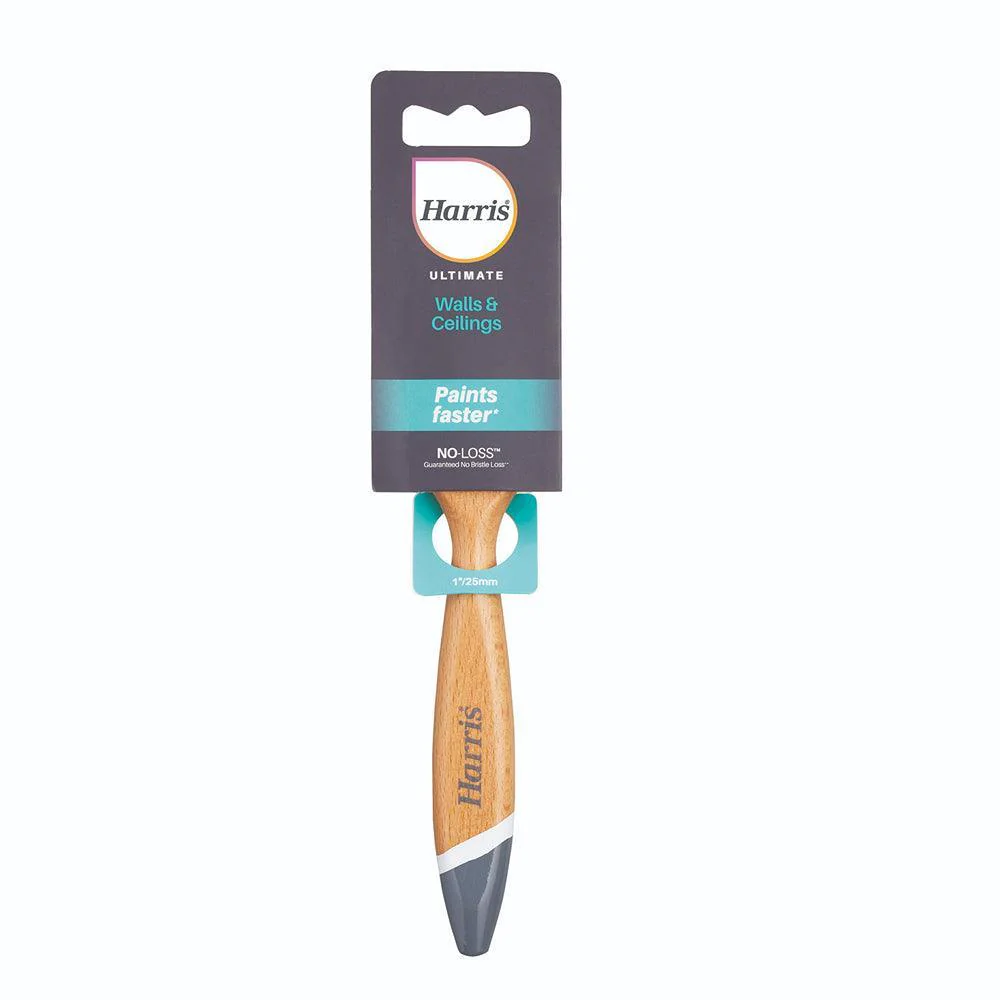 Harris Ultimate Wall & Ceiling Paint Brush | 25mm/ 1in