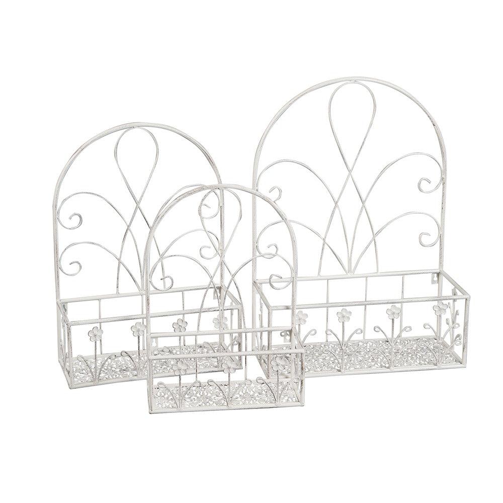 Heritage Collection Ferris Wheel Plant Stand Set | Metal | 3 pcs
