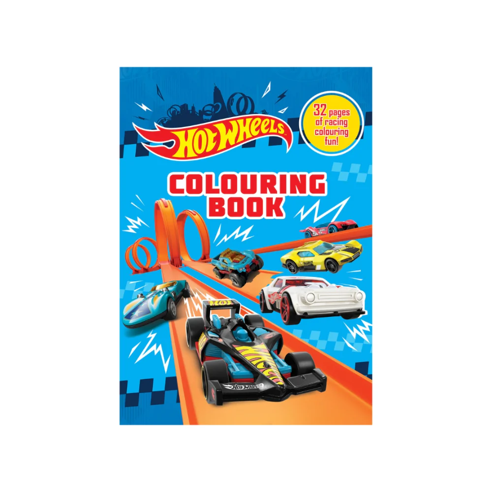 Hot Wheels Racing Colouring Book | 32 Pages, Kids Activity