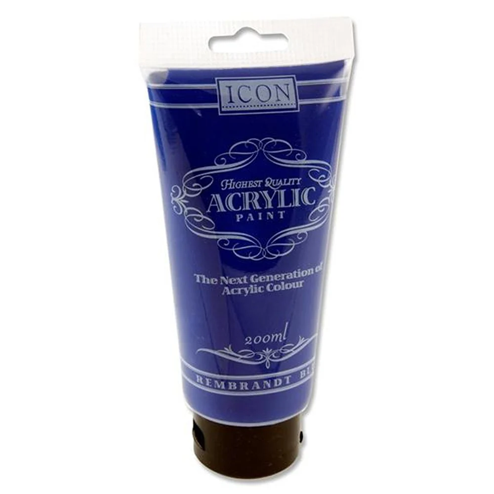 Icon Professional Acrylic Paint in Vibrant Rembrandt Blue