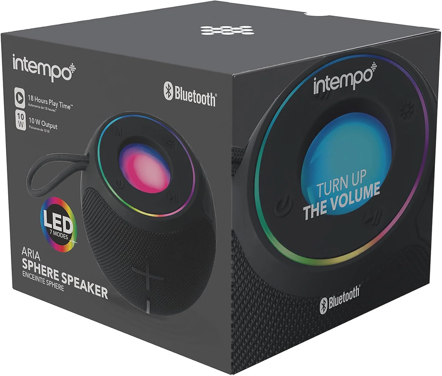 Intempo Aria Dolce Wireless Bluetooth Speaker | 10 W, LED Lights