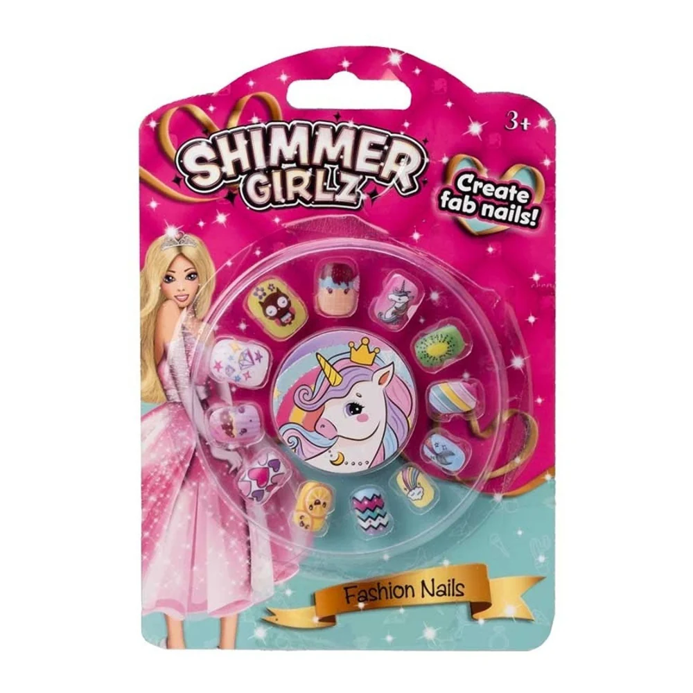 Kids Assorted Fashion False Nails Set | Unicorn Designs, Ages 3+ - Image 2
