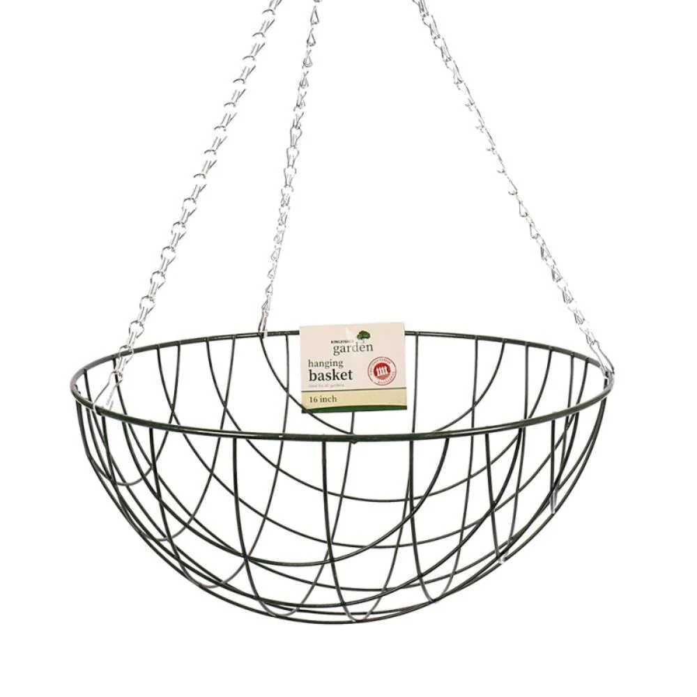 Kingfisher Metal Hanging Basket | 16inch (41cm)