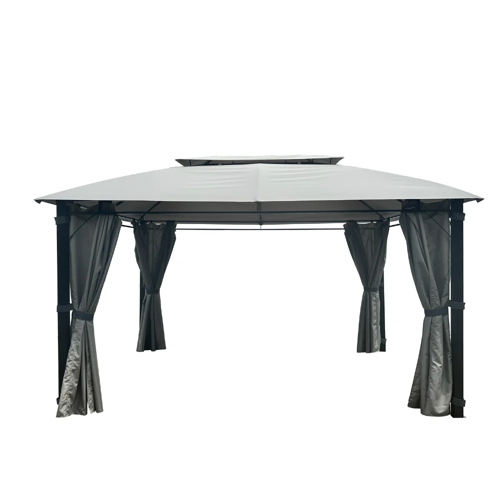 Lifestyle Living Mayfair Grey Gazebo | 3 x 4m - Image 3