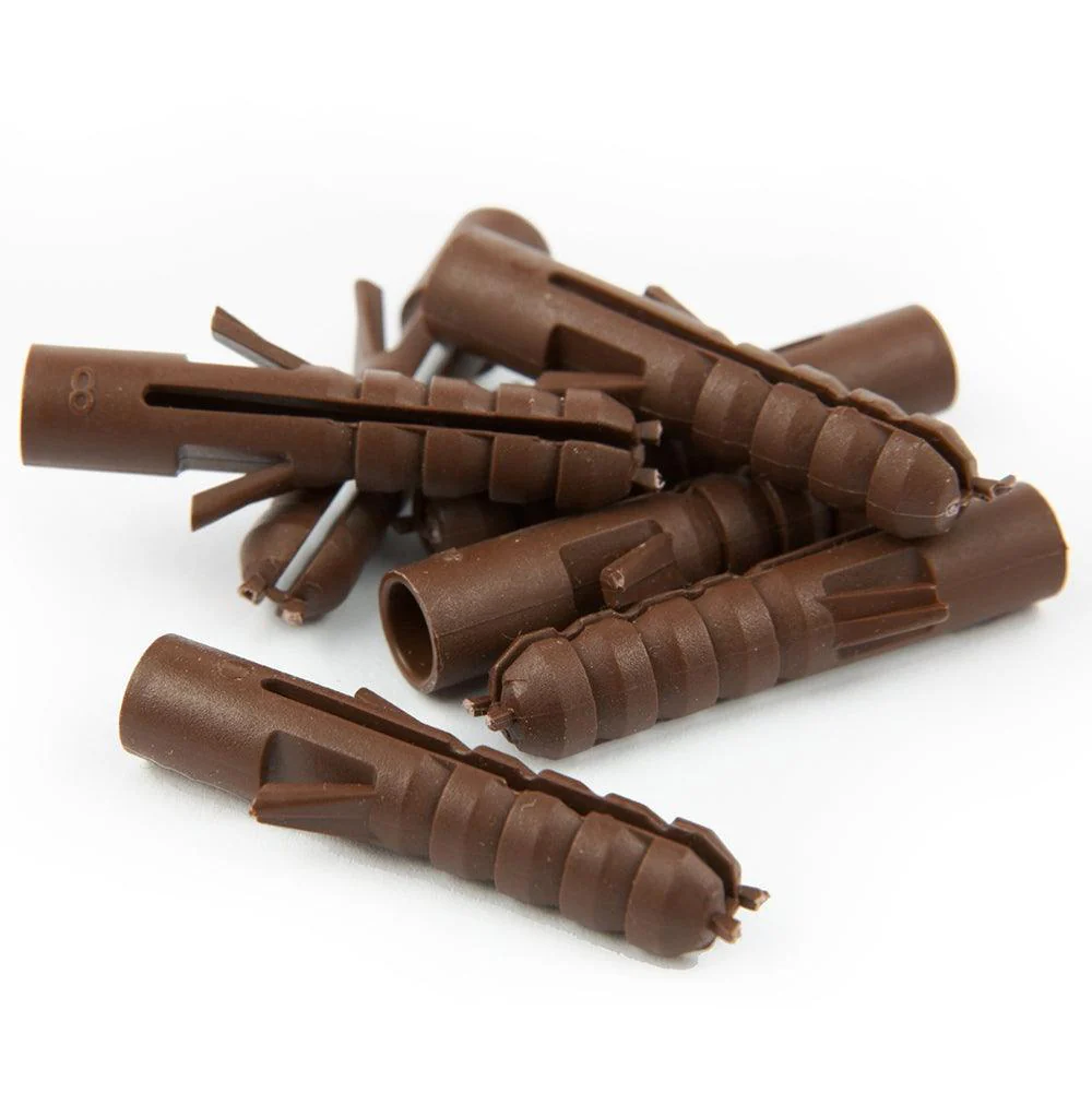 Maxifix 8 mm Brown Plastic Wall Plugs | Pack of 100 - Image 4