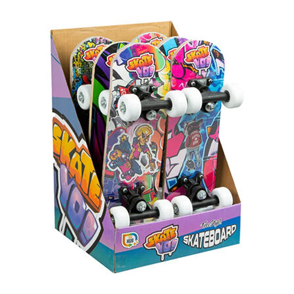 Mini Finger Skateboards Toy Set | 6 Pieces, Assorted Designs and Colours - Image 5