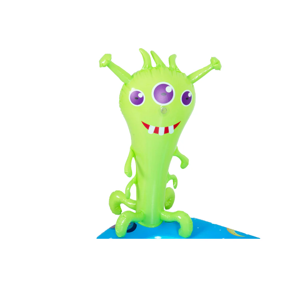 Monster Space-Themed Inflatable Spray Pool | 240cm, with Slide - Image 16