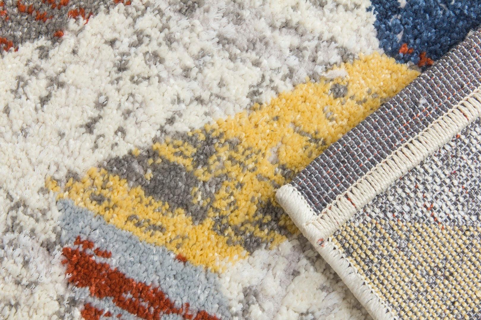 Multicoloured Carousel Chevron Rug | 160 x 220cm - Image 5