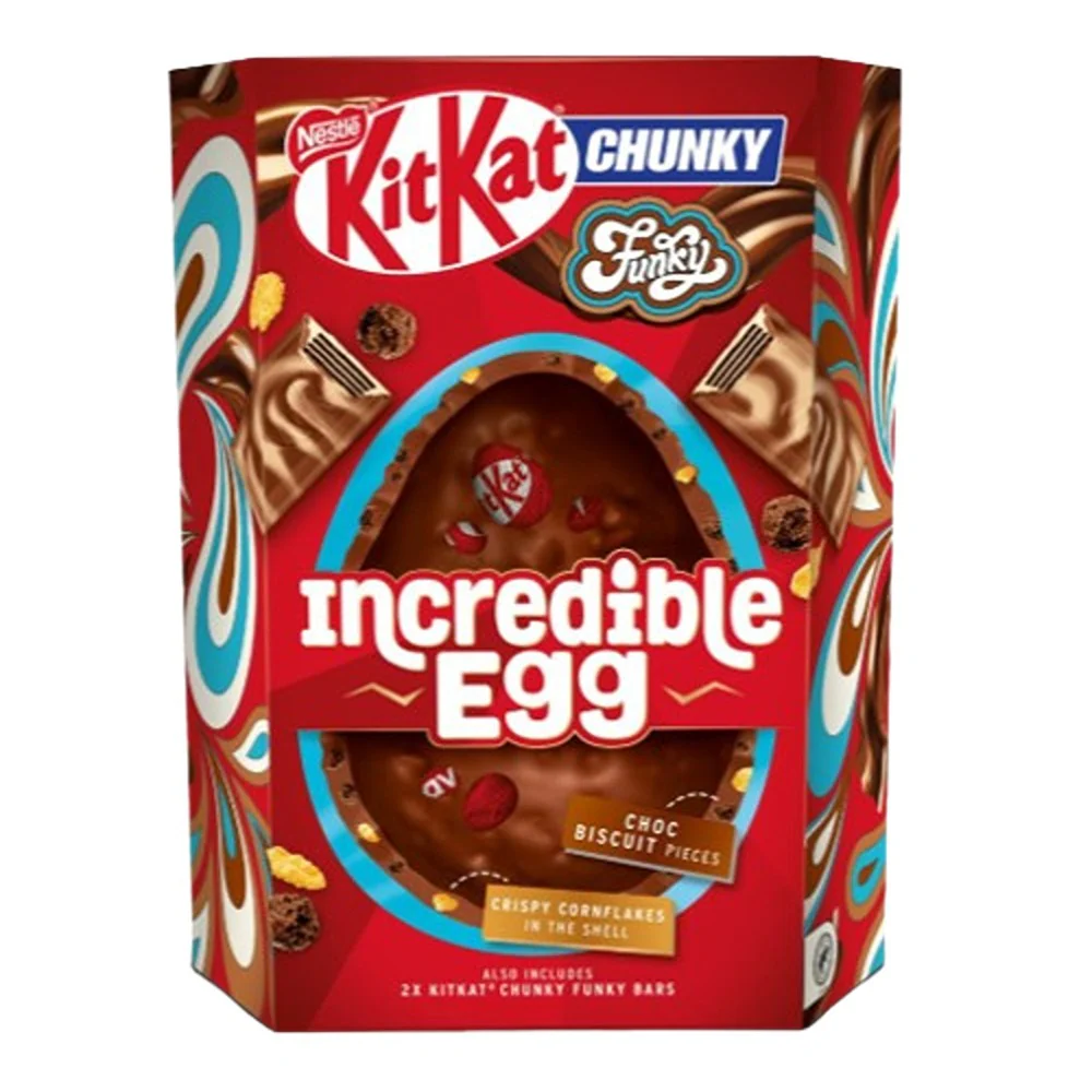 Nestle KitKat Chunky Funky Chocolate Easter Egg with Bars | 380g