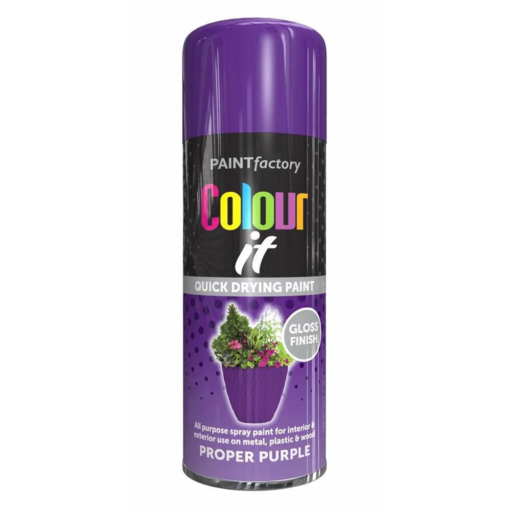 Paint Factory Colour it Quick Drying Spray Paint Gloss Finish | 400ml - Image 11