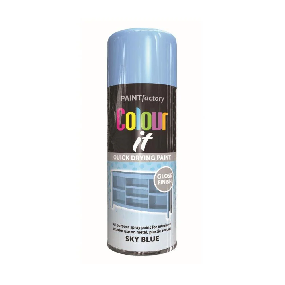 Paint Factory Colour it Quick Drying Spray Paint Gloss Finish | 400ml - Image 5