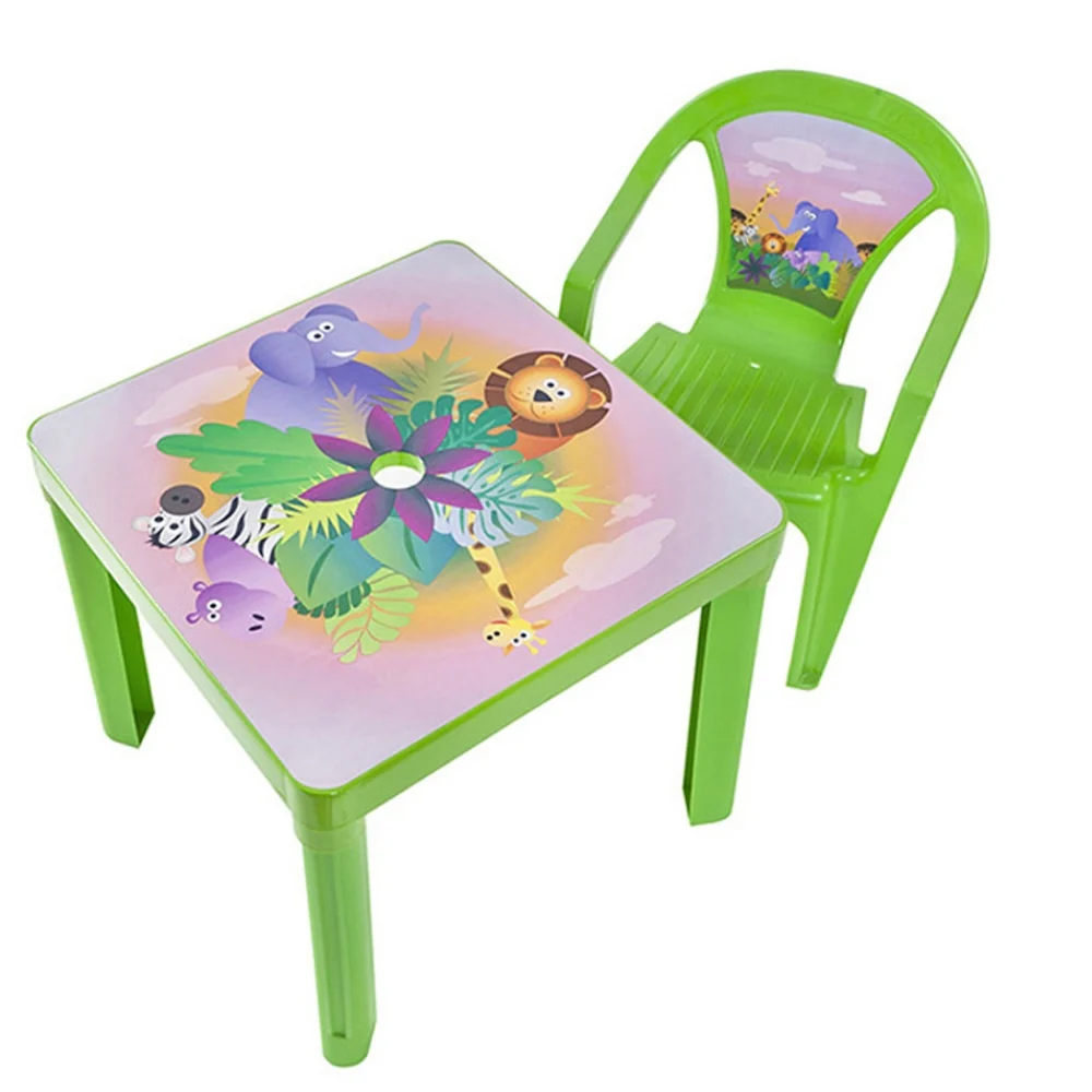Paradiso Toys Green Kids Table | Durable Plastic - Image 3