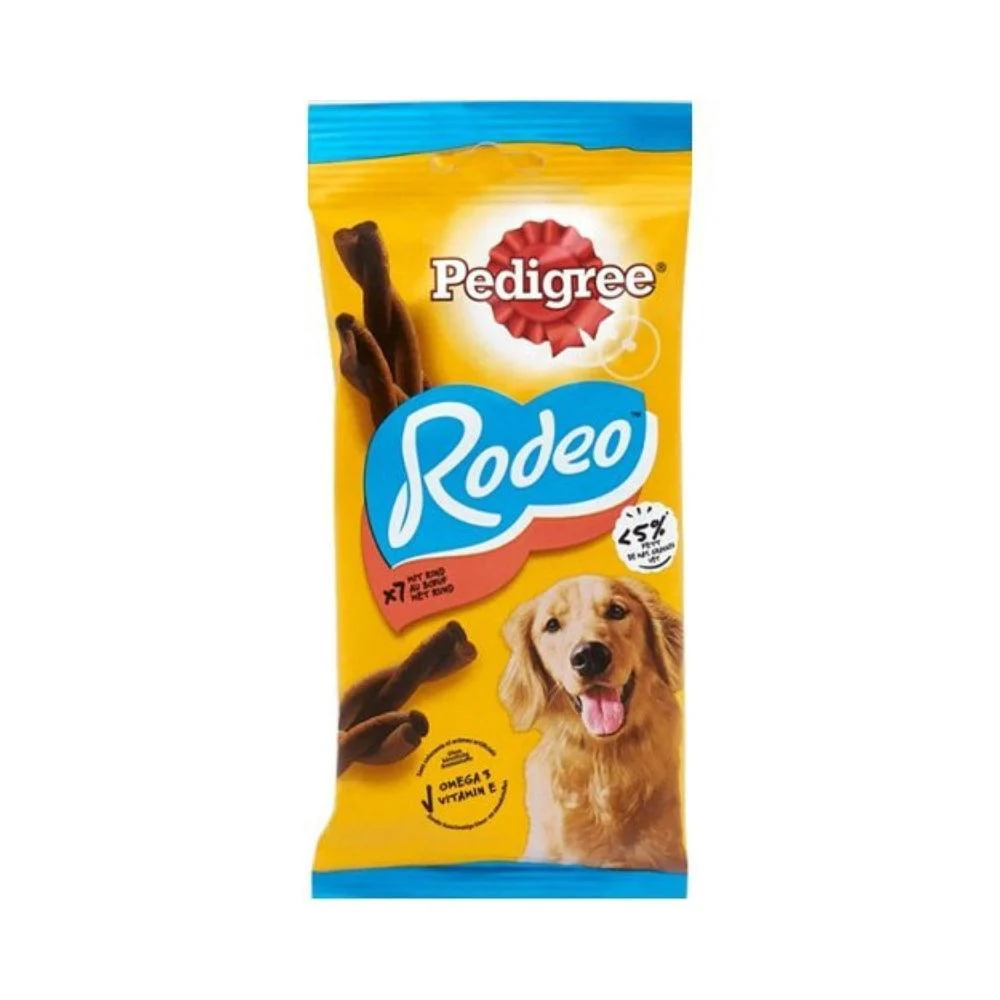 Pedigree Rodeo Beef Chewy Twists | Pack of 7