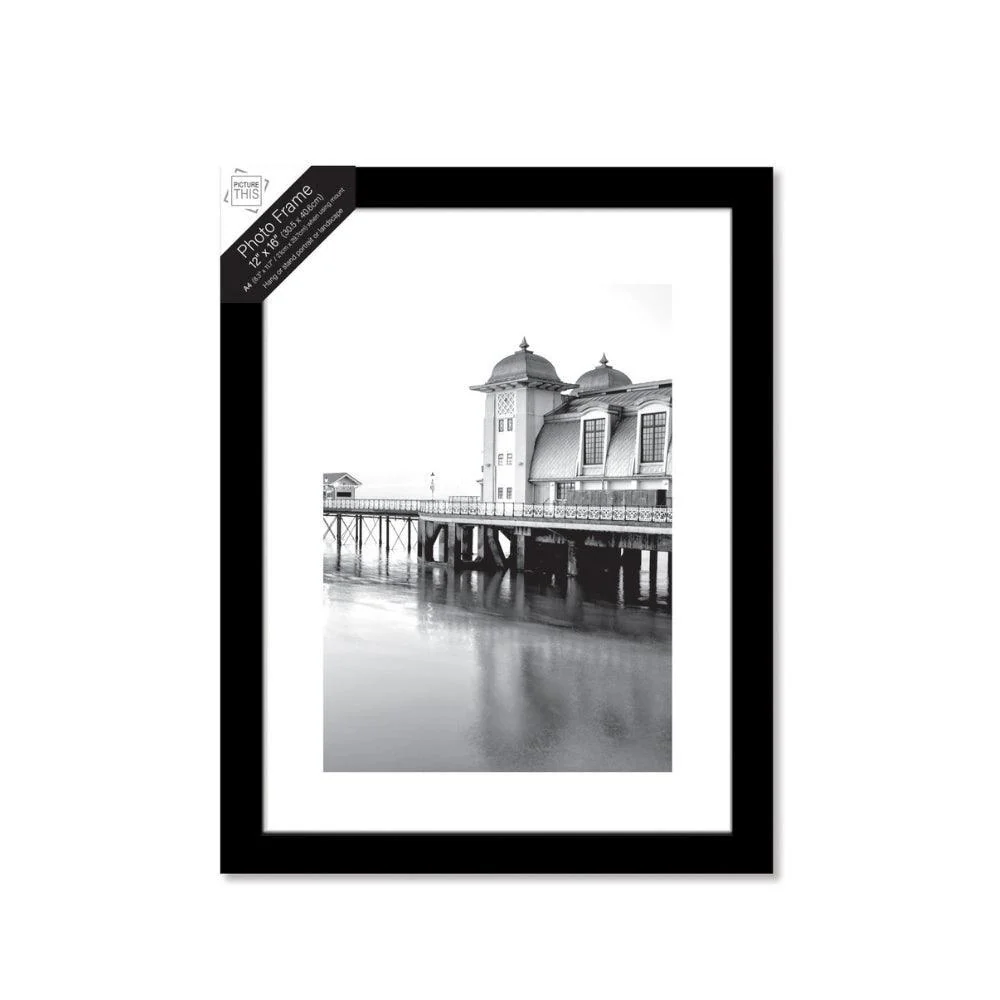 Picture This Basic Black Photo Frame with Border - Image 5