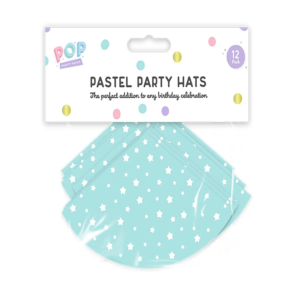 Pop Pastel Party Hats | 12pk - Image 5