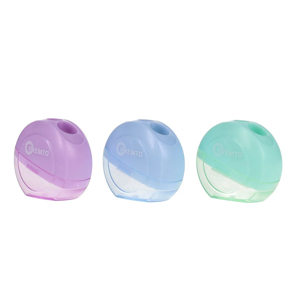 Premto Pastel Twin Hole Sharpener Orbital - Compact and Stylish Stationery Essential - Image 3