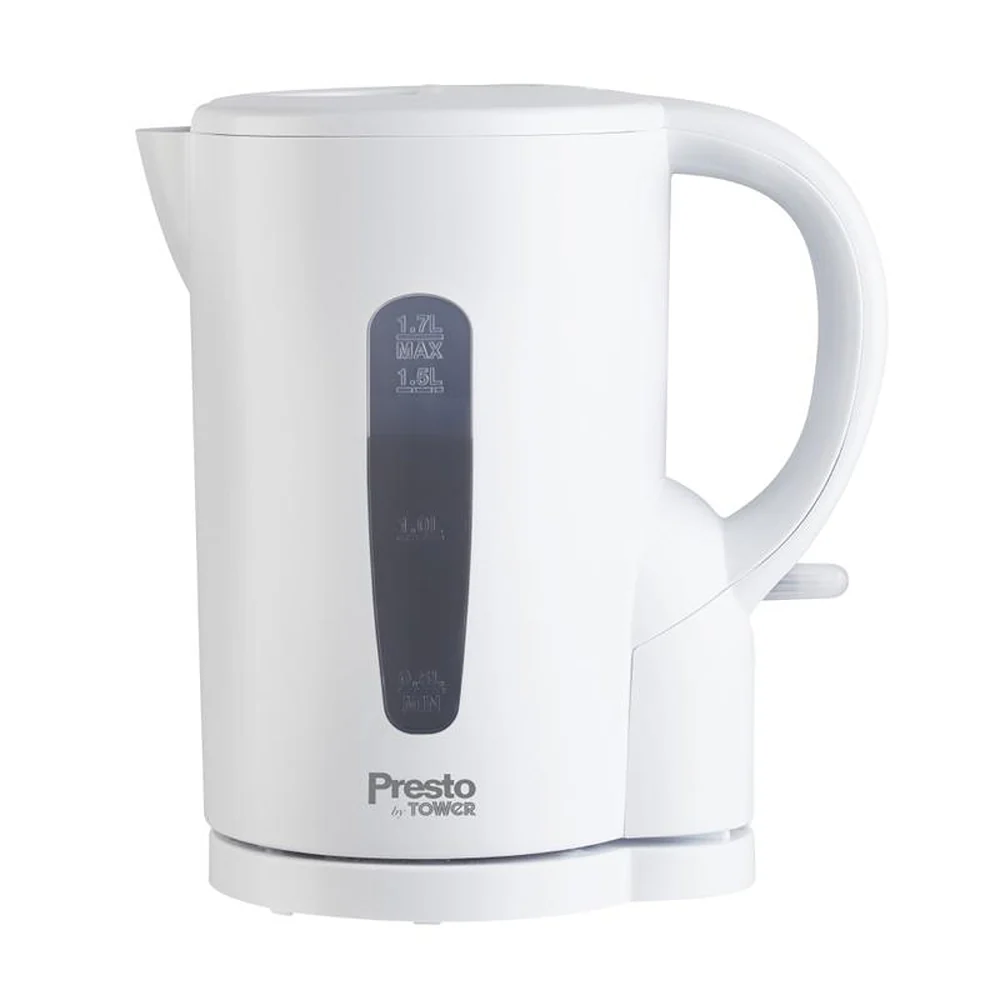Presto by Tower Electric Kettle White | 2000w | 1.7ltr