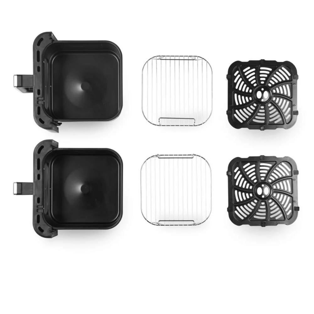 Progress Dual Drawer Tier Air Fryer | 9L Capacity - Image 8