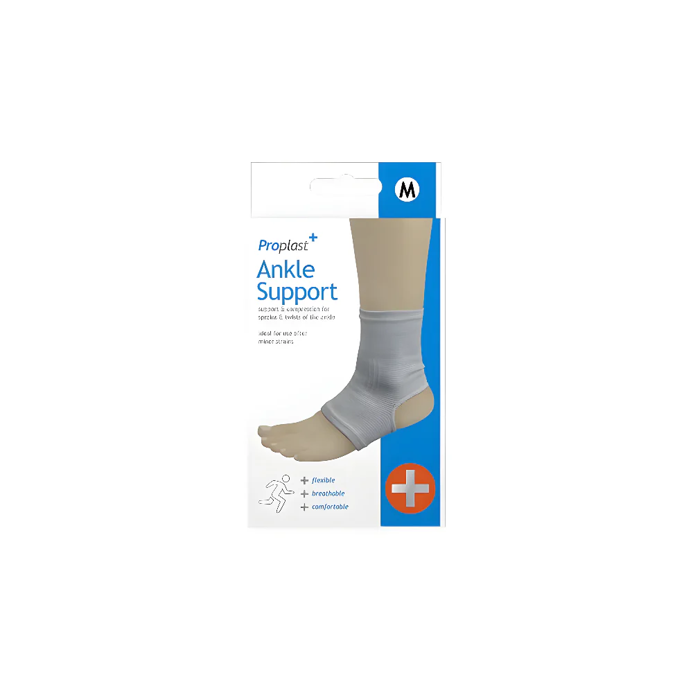 Proplast Open-Heel Compression Ankle Support Bandage | Breathable, Sizes S, M, L - Image 3