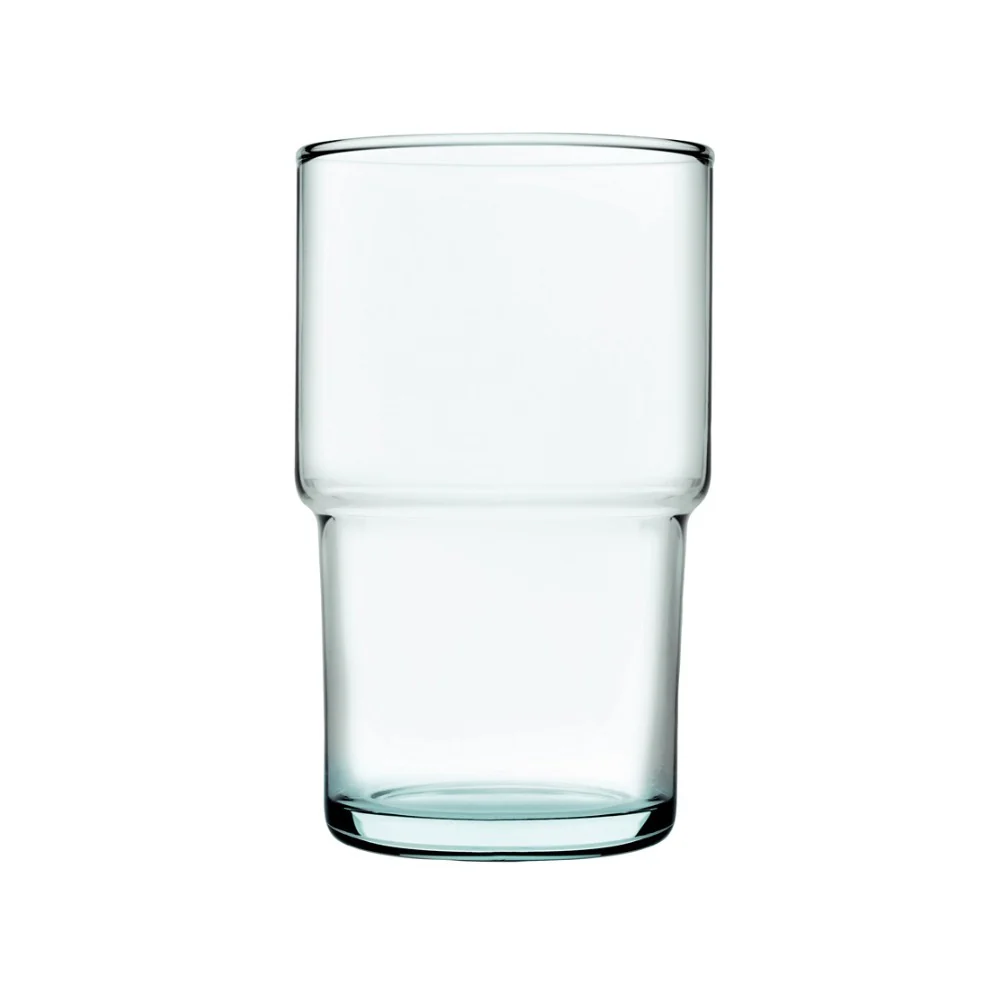 Recycled Stackable Highball Glasses | Pack of 4, 44cl, Weighted Base