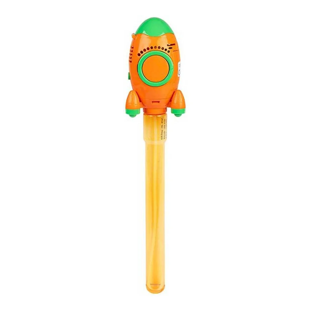 Rocket Bubble Wand Kids Outdoor Toy | 240ml, Assorted Colours - Image 2