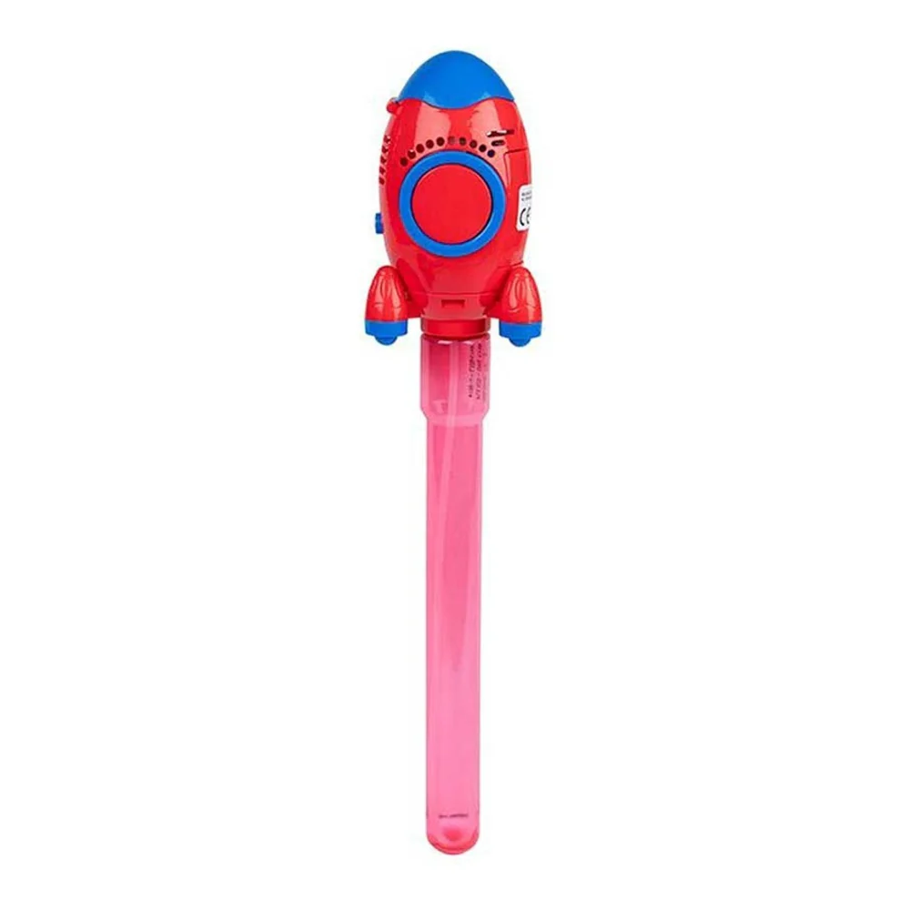 Rocket Bubble Wand Kids Outdoor Toy | 240ml, Assorted Colours - Image 3