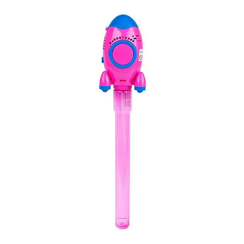 Rocket Bubble Wand Kids Outdoor Toy | 240ml, Assorted Colours - Image 4