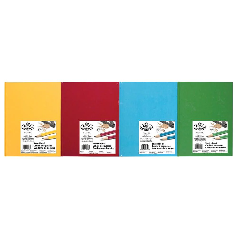 Royal & Langnickel Hardbound Sketchbooks | 8.5x11" | 4 Colors