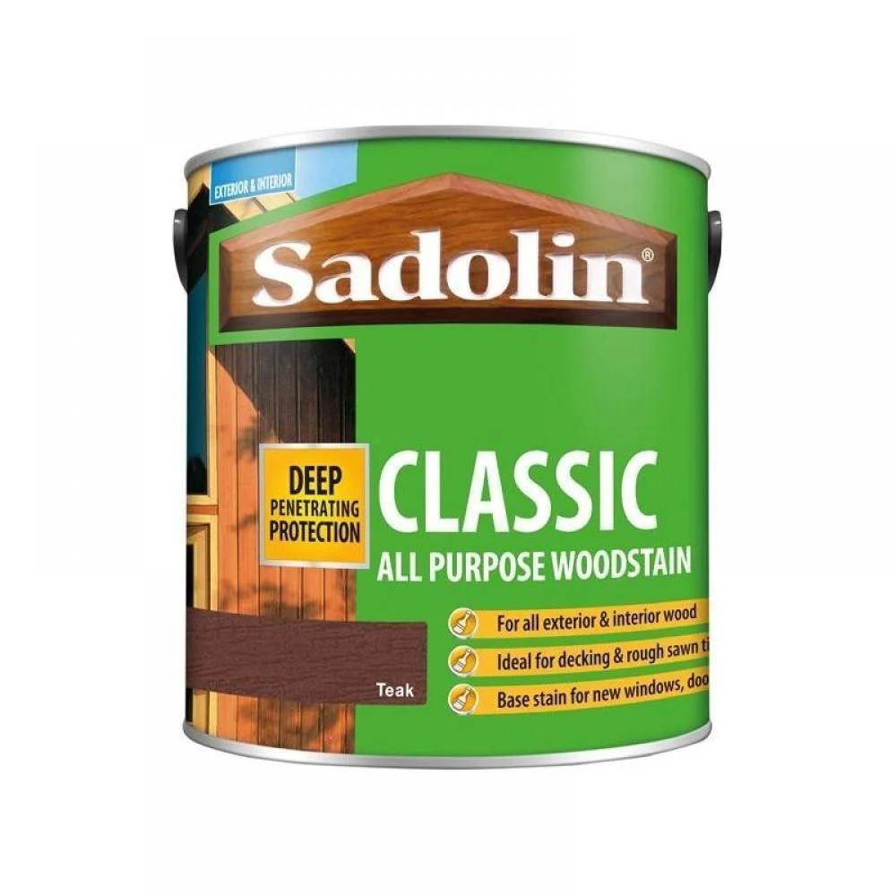 Sadolin Classic All Purpose Woodstain Teak | 2.5L