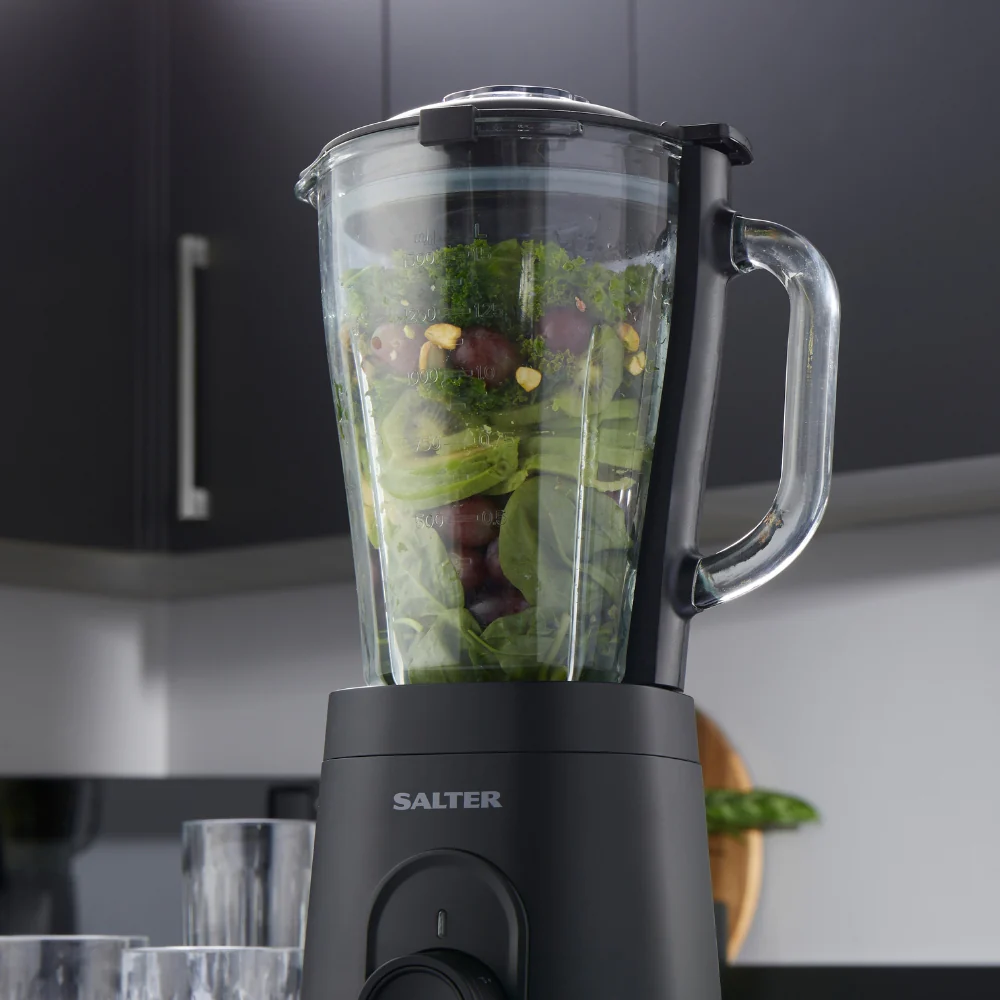 Salter Kuro Glass Jug Blender | 600W, 1.5L, 2 Speed Settings - Image 4