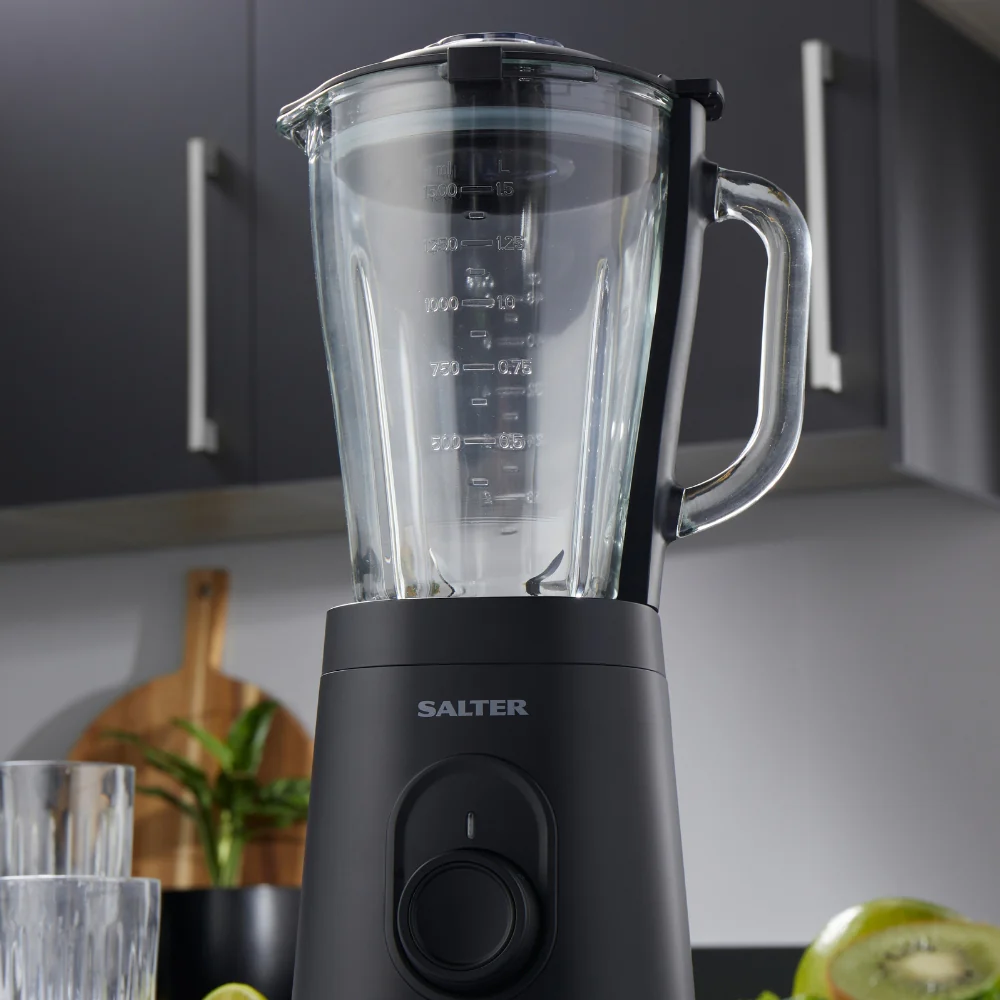 Salter Kuro Glass Jug Blender | 600W, 1.5L, 2 Speed Settings - Image 5