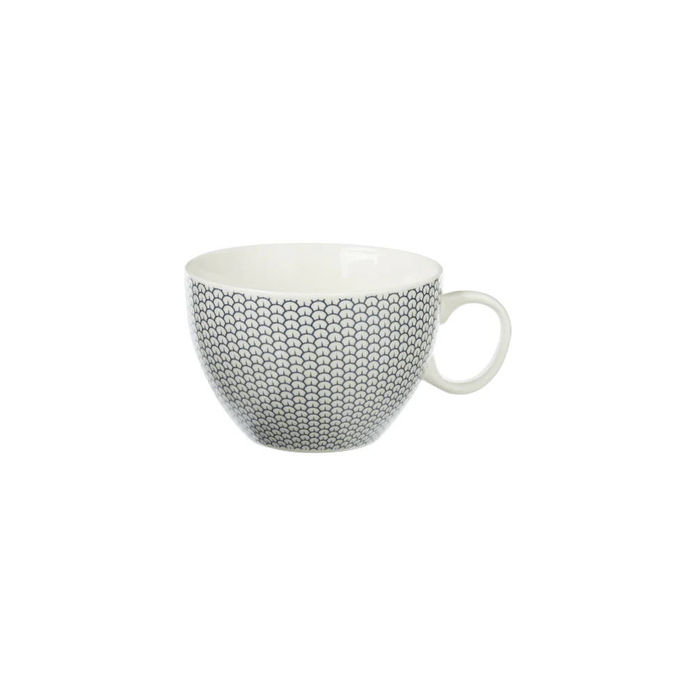 Secret de Gourmet Japan Jumbo Mug | 38cl, Assorted Blue-and-White Designs - Image 4