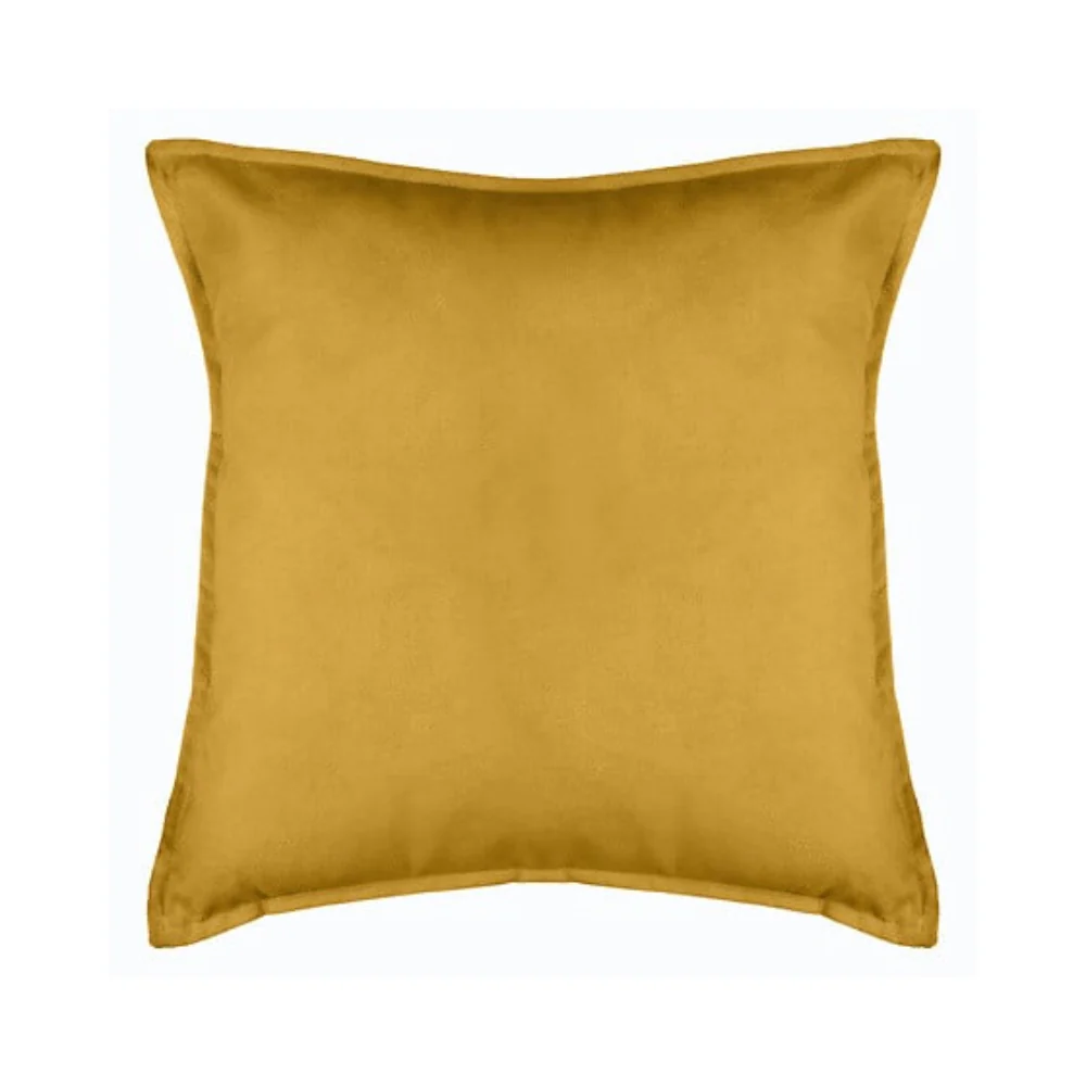 Secret de Gourmet Lilou Plain Square Cushion | Ochre, 55 x 55cm