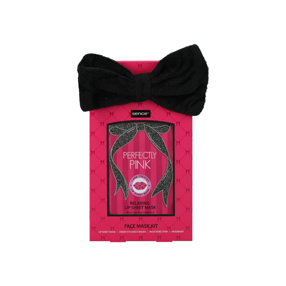 Sence Collecton Glitz & Glam Face Mask Kit | 4 Pieces, with Headband