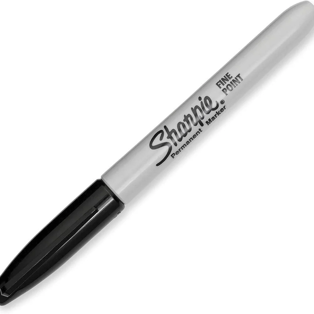 Sharpie Permanent Marker Fine Point Black - Image 2