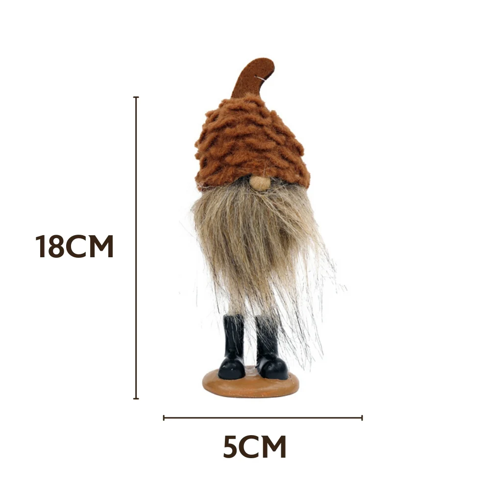 SIL Acorn Hat Gonk Deco | 5x18cm Scandinavian Design - Image 4