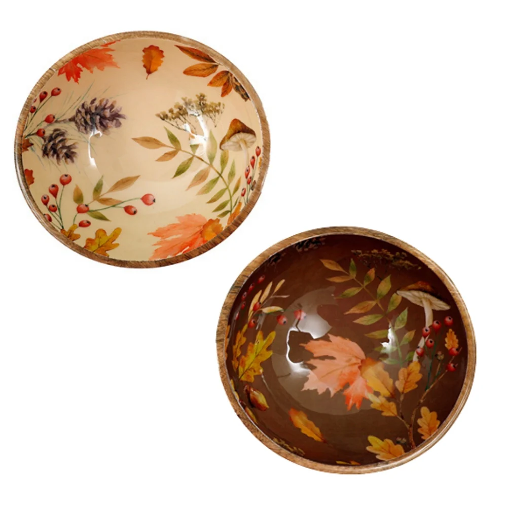 SIL Autumn Enamel Bowl | 17.5cm - Image 2